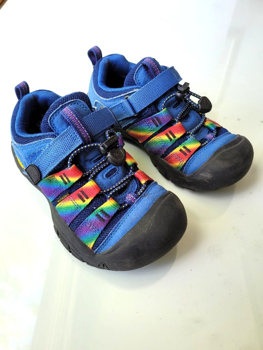 KEEN® Childrens' Newport H2SHO Sandals Multi/Bright Cobalt Size US 1